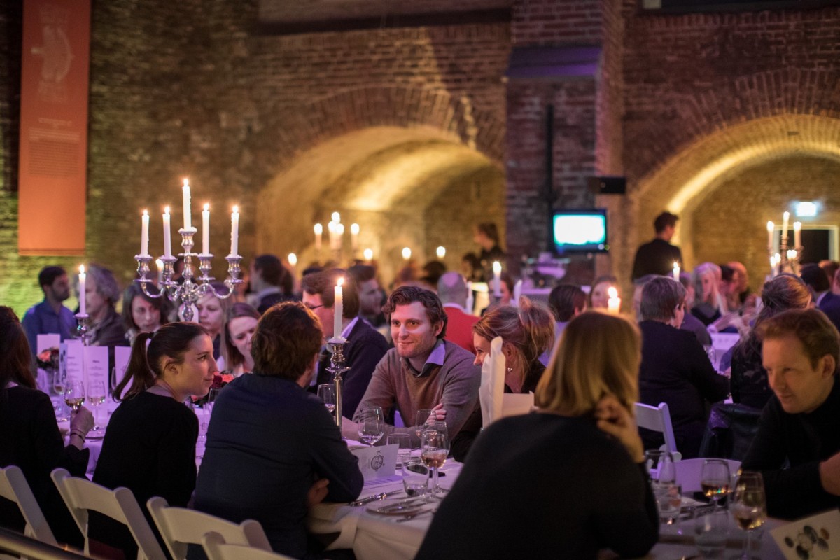 Dinner at the bastion courtyard