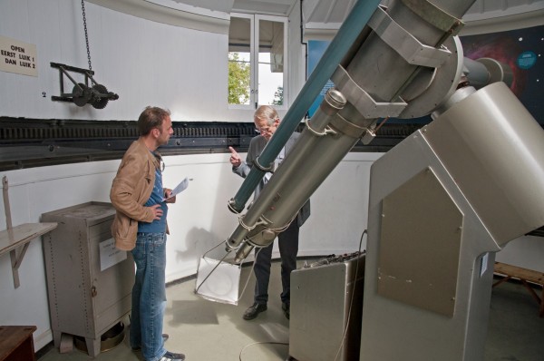Rondleiding en uitleg bij de Merz-telescoop van Sonnenborgh