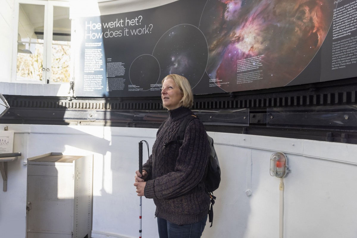 Rondleiding voor visueel beperkten op Sonnenborgh