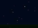 De Maan staat bij Regulus. Klik op 'Lees meer' voor een grotere versie. Kaartje