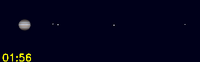Alle manen west van Jupiter Alle manen west van Jupiter