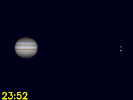 Ganymedes bij Callisto Ganymedes bij Callisto
