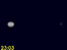 Ganymedes bij Callisto Ganymedes bij Callisto