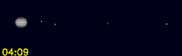 Alle manen west van Jupiter Alle manen west van Jupiter