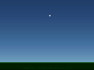De Maan bij Venus. Klik voor een grotere versie en meer details. Kaartje