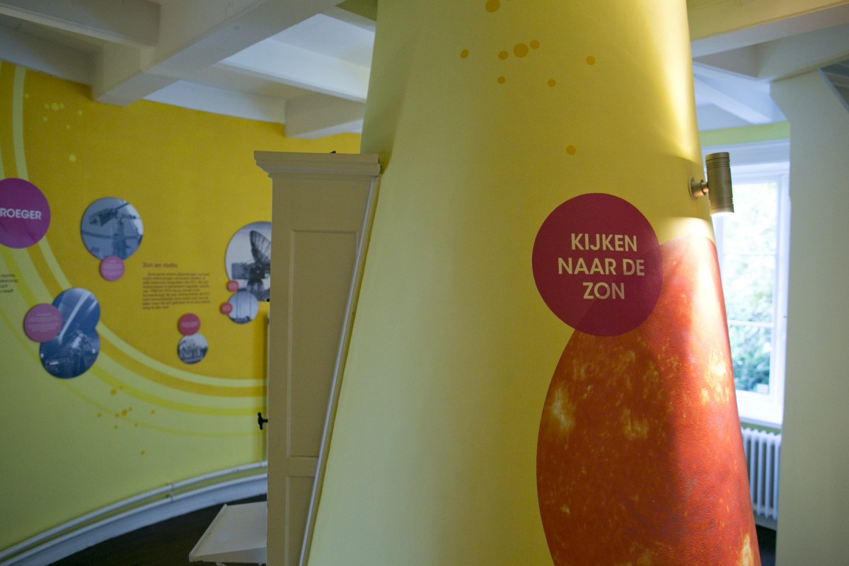 Kijken naar de zon kan op Sonnenborgh