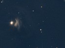 Bekijk de gasnevel NGC1554. Klik op 'Lees meer' voor een grotere versie. DSS-foto van de gasnevel NGC1554