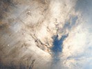 DSS-foto van de gasnevel NGC2024. Klik op 'Lees meer' voor een grotere versie. DSS-foto