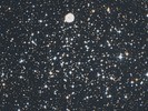 DSS-foto van de open cluster M46