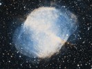 DSS-foto van de planetaire nevel M27