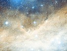 Bekijk de gasnevel NGC7822. Klik op 'Lees meer' voor een grotere versie. DSS-foto van de gasnevel NGC7822