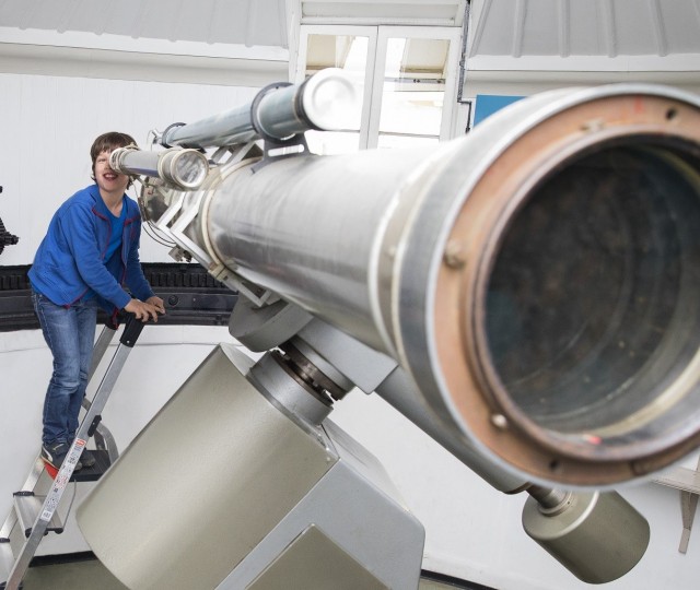 sterren kijken in het planetarium